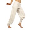 pantaloni bianchi yoga